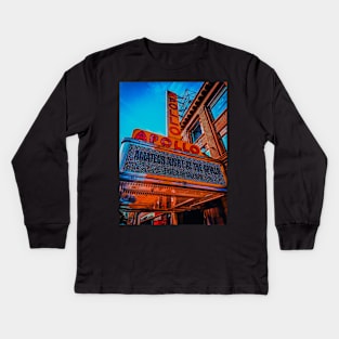 Apollo Theater Harlem Manhattan NYC Kids Long Sleeve T-Shirt